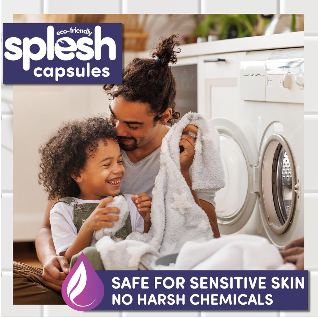 Splesh Xtra Stain Removal 3in1 Laundry Capsules, 10 Months Supply Bulk Buy 280 Washes
